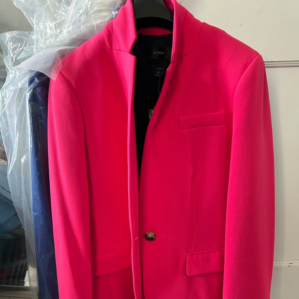 J.Crew Regent Blazer four season stretch fuchsia 6